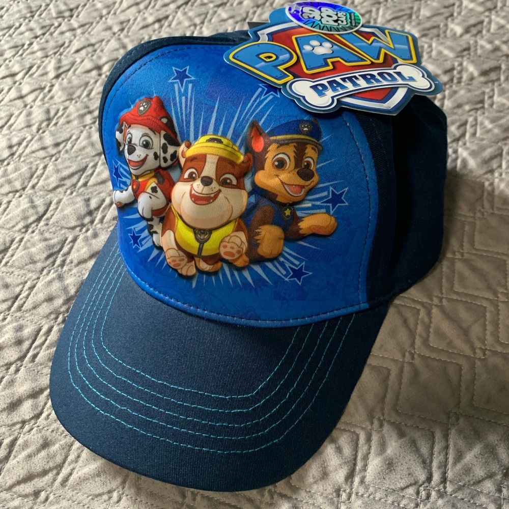 Kids NWT Paw Patrol 3D Adjustable Hat
